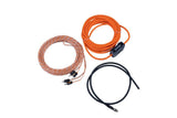 Memphis Audio 8GKIT 8-Gauge Amp Install Kit -AFS Fuse Holder With 60A Fuse, And A Pair Of ETP-17 17-Foot RCAs