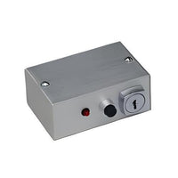 Dortronics 5246-K331-2P25 Series Series Key Removable in 1 Position Switch Console with (2) SPDT Push Buttons Mounted on 2-1/2 x 2 x 1" Box
