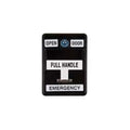 Dortronics 6510/BK-S35 6500 Series Emergency Pull Station with SPDT Form Switches, Black
