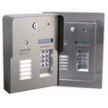 Pach and Co 8250FFP AeGIS 8000P Series 250-Tenant Dial-Up Modem Telephone Entry System, Flush Mount, 12VAC/12VDC Transformer Included