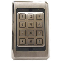 Bosch D8229 Access Keypad, Two LED Indicators, Stainless Steel