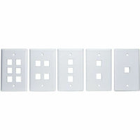 OCC FPK0212 Oversized KMJ 2-Port Residential Faceplate