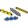 OCC 616MMST Fiber Adapter Plate, 6-Port Simplex, ST, 62.5 or 50 micron (OM2) Multimode, Composite Sleeve