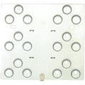 Radionix D9002-5 Mounting Plate, 6-Location, 3-Hole, 5-Pieces