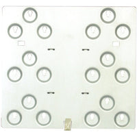 Radionix D9002-5 Mounting Plate, 6-Location, 3-Hole, 5-Pieces
