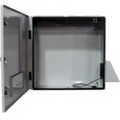 Mier BW-124FC Outdoor Temperature Controlled Enclosure with Fan and Thermostat, 24" x 24" x 12"