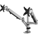 ViewSonic LCD-DMA-002 Spring-Loaded Monitor Desk Mounting Arm for 2 Monitors up to 27 Inches Each, VESA Compatible, Full Ergonomic Adjustability