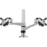 ViewSonic LCD-DMA-002 Spring-Loaded Monitor Desk Mounting Arm for 2 Monitors up to 27 Inches Each, VESA Compatible, Full Ergonomic Adjustability