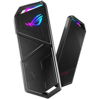 ASUS ROG Strix Arion Drive Enclosure PCI Express NVMe, M.2 - USB 3.2 (Gen 2) Type C Host Interface External - Black (ESD-S1C/BLK/G/AS//)