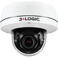 3xLOGIC VX-5M-OD-RIAW VISIX 5MP Indoor/Outdoor Dome IP Camera with Remote Focus, 2.7-13.5mm Lens, White