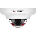 3xLOGIC VX-5M4-MD-IAW VISIX 5MP Indoor/Outdoor Vandal Proof Mini-Dome IP Camera, 4mm Fixed Lens, White