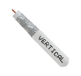 Vertical Cable 107-1953WH/6Q1BX RG6 Quad Shield Coaxial Cable - 1000ft (White)