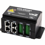 DITEK DTK-VM2W4 Series 4-Channel Wall Mount Enclosure, Includes (2) Blank Plates