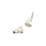 Edwards Signaling 1078W-M Recessed Steel Door Magnetic Contact with Wire Leads, 1" Diameter, Wide Gap, 1" Gap Size, Closed Loop, Brown