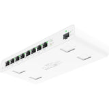 Ubiquiti U6-IW-US Wall-Mounted WiFi 6 AP with 6-Spatial Streams and Built-In 4-Port Switch