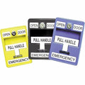 Dortronics 6510/BX-BL 6500 Series Emergency Pull Accesory, Surface Mount Back Box, 4-7/8"x3-1/2"x2", Blue
