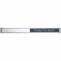 Schlage 672 42 313 RD TouchBar Request-to-Exit Device, Red Lettering, Dark Bronze Anodized Aluminum, 42"