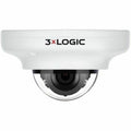 3xLOGIC VX-5M28-MD-IAW-S512 5MP Indoor Outdoor Vandal Proof Mini-Dome with True WDR and Microphone, 512Gb SD Card, 2.8mm Fixed Lens