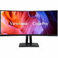 ViewSonic VP3456A 34 Inch 1440p Ultrawide ColorPro Monitor, Curved Display with 100% sRGB and Pantone Validated for Professional Graphic Design