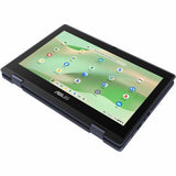 ASUS Chromebook CR11 Flip CR11 CR1104FGA-YZ84T 11.6" Touchscreen Rugged Convertible 2 in 1 Chromebook - HD - Intel N-Series N100 - 8 GB - 64 GB Flash Memory - Mineral Gray