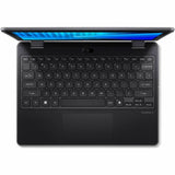 Acer TravelMate B3 Spin 12 TMB312R-31 TMB312R-31-C45D 12.2" Touchscreen Rugged Convertible 2 in 1 Notebook - WUXGA - 60 Hz - Intel N150 - 4 GB - 128 GB Flash Memory - English Keyboard - Black (NX.BHBAA.003)