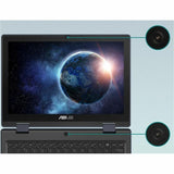 ASUS BR1204F BR1204FTA-YS24T-S 12.2" Touchscreen Rugged Convertible 2 in 1 Notebook - WUXGA - Intel N-Series N250 - 8 GB - 128 GB SSD - Mineral Gray