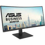 ASUS VA34VCPSR 34" Class UW-QHD Curved Screen LED Monitor - 21:9 - Black
