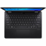 Acer TravelMate B3 Spin 12 TMB312R-31 TMB312R-31-P5E5 12.2" Touchscreen Rugged Convertible 2 in 1 Notebook - WUXGA - 60 Hz - Intel N250 - 8 GB - 128 GB Flash Memory - English Keyboard - Black (NX.BLCAA.002)
