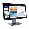 Lenovo 64B2GAR1UZ ThinkVision P24Q-40 24" Class WQHD LED Monitor - 16:9 - Raven Black