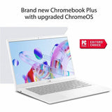 ASUS Chromebook Plus CX34 CX3402CBA-DH388-WH 14" Chromebook - Full HD - Intel Core i3 12th Gen i3-1215U - 8 GB - 128 GB Flash Memory - Pearl White