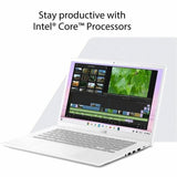 ASUS Chromebook Plus CX34 CX3402CBA-DH388-WH 14" Chromebook - Full HD - Intel Core i3 12th Gen i3-1215U - 8 GB - 128 GB Flash Memory - Pearl White