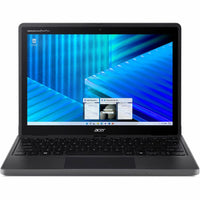 Acer TravelMate B3 Spin 12 TMB312R-31 TMB312R-31-C8S2 12.2" Touchscreen Rugged Convertible 2 in 1 Notebook - WUXGA - 60 Hz - Intel N150 - 8 GB - 128 GB M.2 SSD - English (US) Keyboard - Black (NX.BQAAA.003)