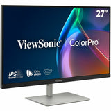 ViewSonic VP2766-2K 27 Inch 1440P ColorPro Monitor, IPS Display with 90W USB-C, 100% sRGB Pantone Validated, and 120Hz for Creative Work