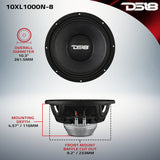 XL 10' Mid-Range Loudspeaker 8-Ohm with Neodymium Magnet 500 Watts RMS - detail view | Silarius