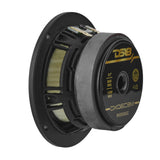 DXQ 6.5" 3-Way Component Speaker Set with Yellow Straw + Composite Foam Cone | 150W RMS 4-Ohm