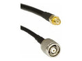 AccelTex ATS-00385 195 Series RPSMA Jack to RPTNC Plug 3 ft Cable Assembly