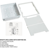 Legrand On-Q ENP1705NAV1 17" Plastic Media Enclosure with Cover and Bracket