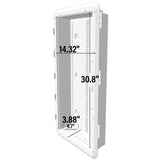Legrand On-Q ENP4250NA Plastic Enclosure with Trim Ring & Hinged Cover, 42 Inch