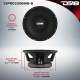 PRO 12' Mid-Bass Loudspeaker 1250 Watts Rms 8-Ohm - detail view | Silarius