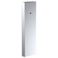 Pedestal Pro 144CAB-BUT-01-304 54" Stainless Pedestal - ButterflyMX 12" Surface Video Intercom