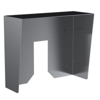 Pedestal Pro 1512HOO-BUT-001-304 15x12 Stainless Hood - ButterflyMX 11.6" Surface Video Intercom