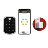 Yale Locks YRD256-CBA-619 Yale YRD256-CBA-619 Assure Lock SL Touchscreen with Wi-Fi and Bluetooth, Satin Nickel