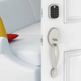 Yale Locks YRD256-CBA-619 Yale YRD256-CBA-619 Assure Lock SL Touchscreen with Wi-Fi and Bluetooth, Satin Nickel