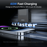 Gitryin Retractable 40W Charger for 3C Devices - detail view | Silarius