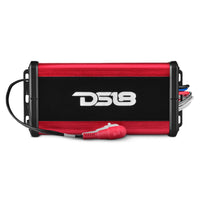 NXL 2-Channel Full-Range Class D Waterproof IP67 Marine and Powersports NANO Amplifier - front view | Silarius