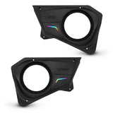 Polaris RZR Rear Door Panels for 8" Speakers with Digital LED Lighting