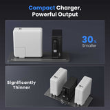 Gitryin Retractable 65W Fast Charger for 3C Devices - detail view | Silarius
