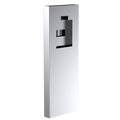 Pedestal Pro 204CAB-WINM-01-304 54" Steel Combo Pedestal - Winmate IP65 Stainless Panel PC.