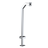 Pedestal Pro 22PE1-CELL-01-304 48" Stainless Gooseneck Pedestal - Cellgate 450