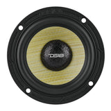 DXQ 3.5' Midrange Speaker with Yellow Straw + Composite Foam Cone | 60W RMS 4-Ohm - side view | Silarius